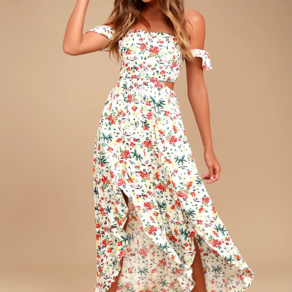 LULU’S Floral Dress